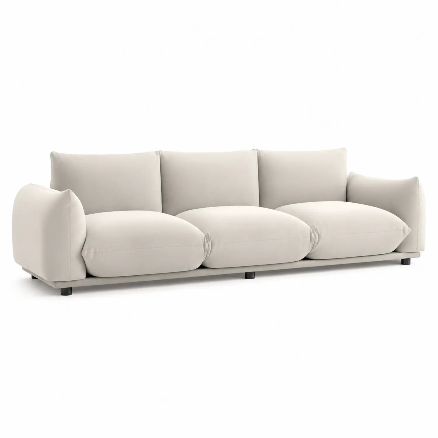 Canapé 3 places en tissu Beige
