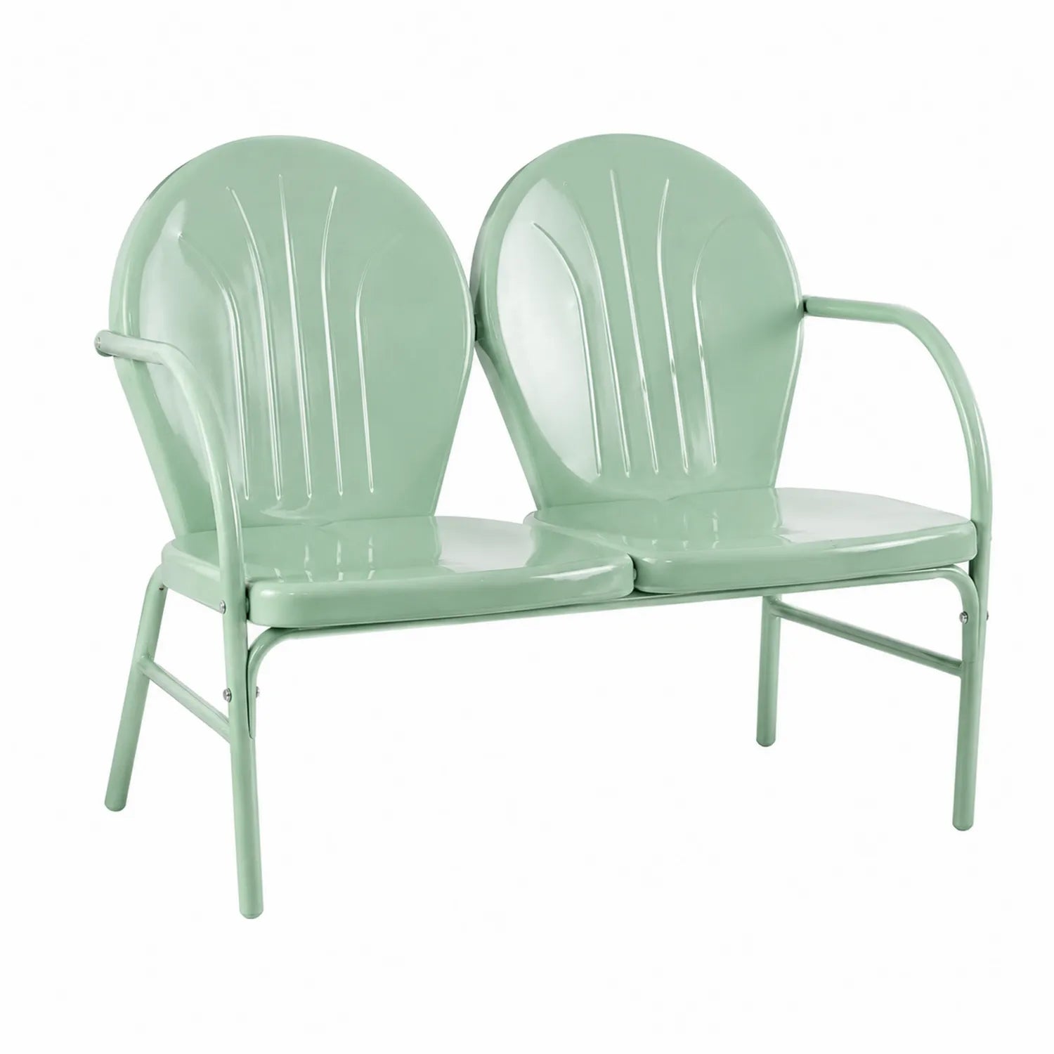 Banc en métal 2 places Vert