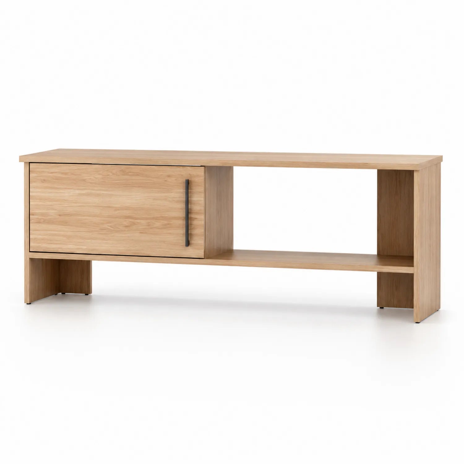 Meuble TV bois rectangulaire chêne 150cm