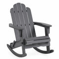 Chaise à bascule en plastique HD gris