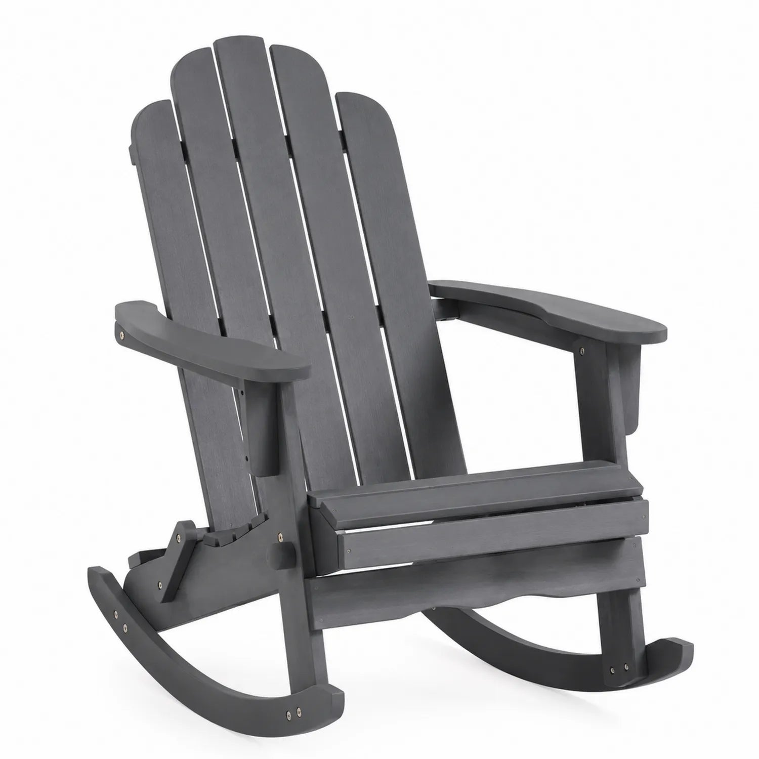 Chaise à bascule en plastique HD gris