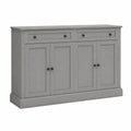 Buffet en Bois Gris 90x150x40 cm