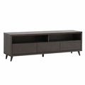 Meuble TV en bois marron 120x40x50 cm